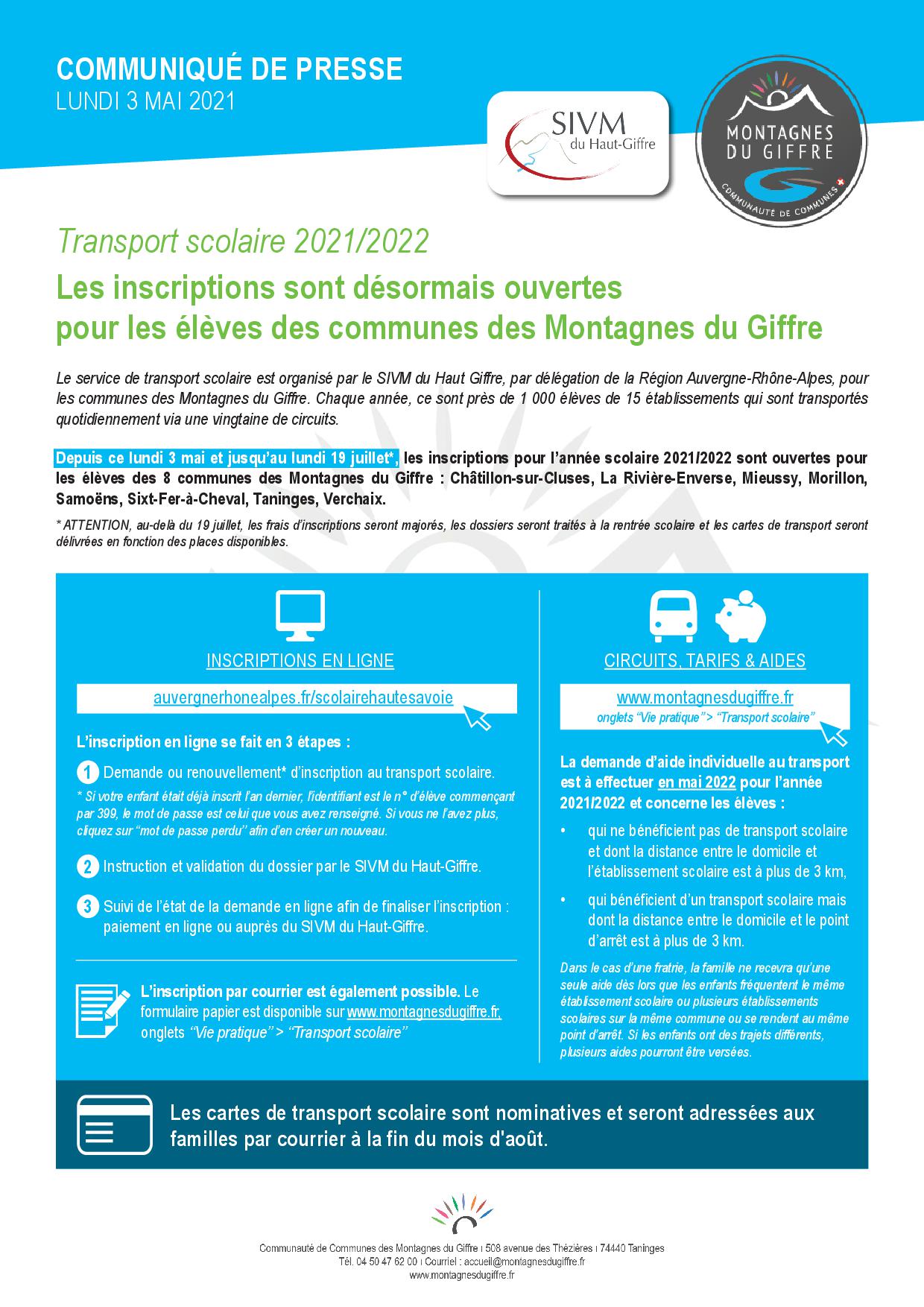 CP MONTAGNES DU GIFFRE Transport scolaire 2021 2022 Inscriptions du 3 jpg